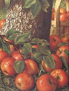Prentice, Levi Wells Apples Beneath a Tree France oil painting artist